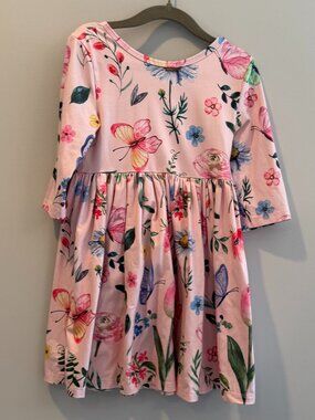 Mila and Rose - Girls Butterflies and Flowers Spring Ballet Dress - Size 4T